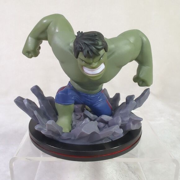 Marvel Other - The Hulk Q Fig Marvel Avengers Age Of Ultron Action Figure On Stand 2016 Qmx